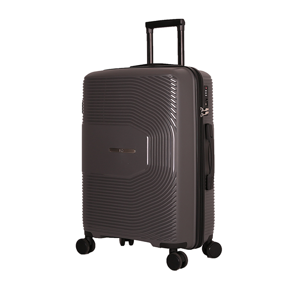 New Type Trolley Luggage 3 pcs Airplane Hard Shell Custom Travel PP Luggage Set