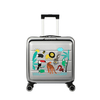Customized Factory 20 inches large travel luggage durable PP luxury suitcase convenient boarding luggage