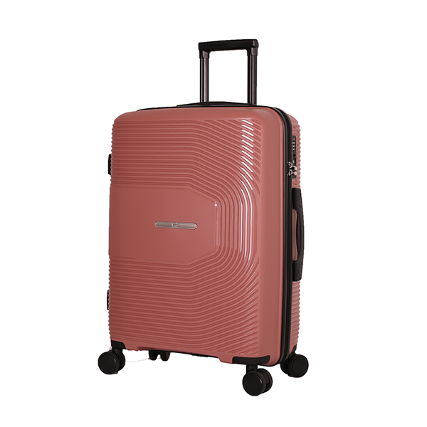New Type Trolley Luggage 3 pcs Airplane Hard Shell Custom Travel PP Luggage Set
